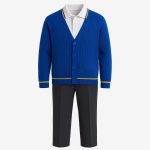 Classic School Knitted Cardigan and Vest - Image 4