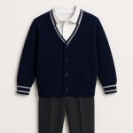 Classic School Knitted Cardigan and Vest - Image 5
